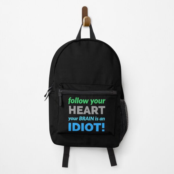 Item preview, heart.follow your heart, your brain is an idiot designed and sold by doctors-apparel.