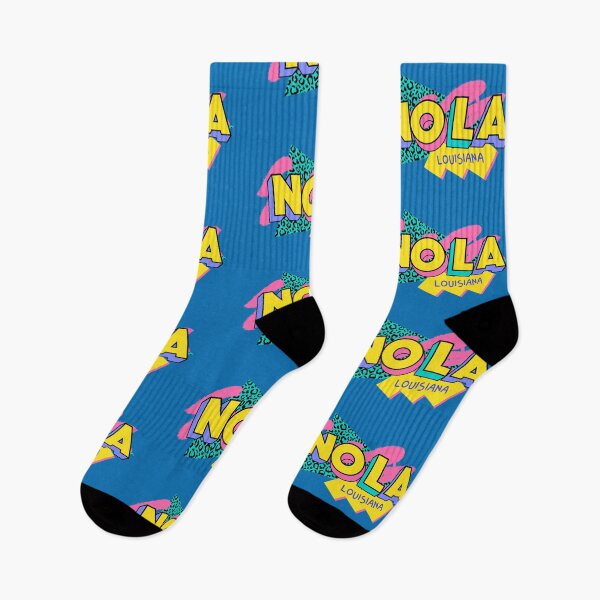 Item preview, NOLA New Orleans, Louisiana Retro 90s Logo designed and sold by SLAG-Creative.