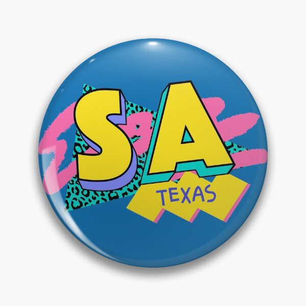 Item preview, San Antonio, Texas Retro 90s Logo designed and sold by SLAG-Creative.