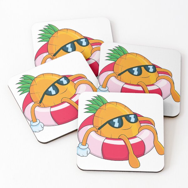 Aperçu de l'œuvre Ananas en vacances créée et vendue par BorneowithLove.