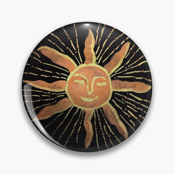 Item preview, Father Sun Celestial Body Mystical Watercolor Artwork designed and sold by Universeable.