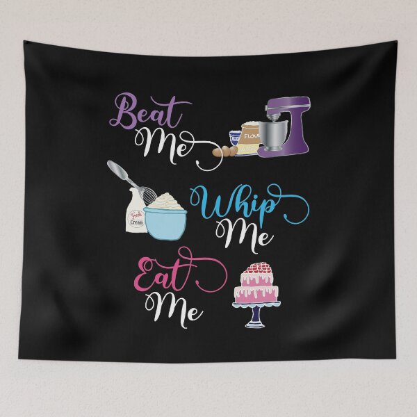 Item preview, Wicked Witty Bakers Pun Beat Me, Whip Me, Eat me designed and sold by Karen McFarland.