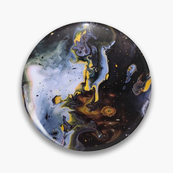 Item preview, Yellow Black White Marble Art designed and sold by BEyourself be.