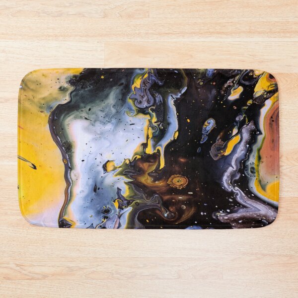 Item preview, Yellow Black White Marble Art designed and sold by BEyourself be.