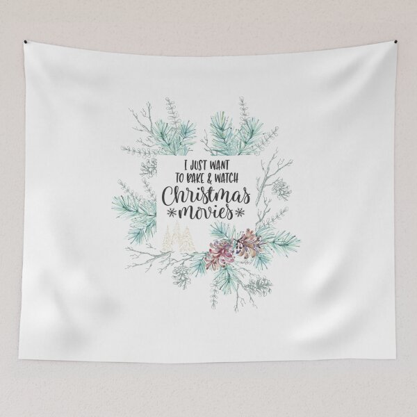 Item preview, I Just Want To Bake and Watch Christmas Movies designed and sold by Jordan Blackstone.