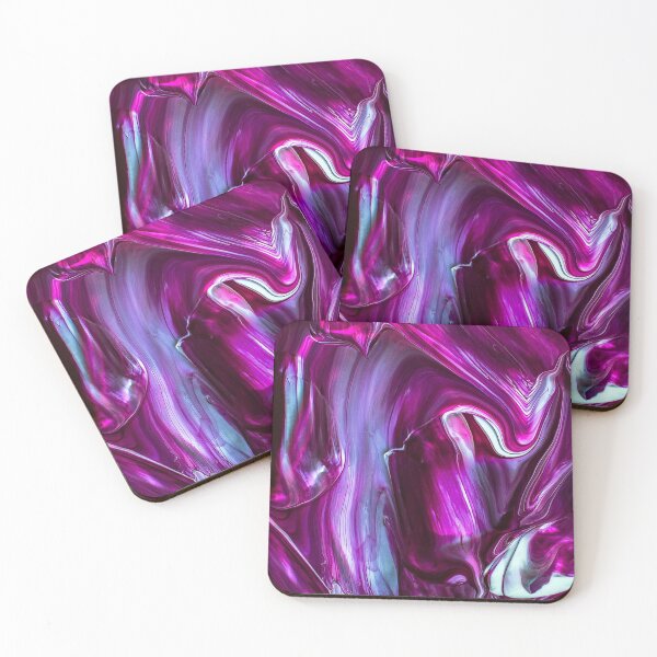 Item preview, Purple White Blue Marble Art designed and sold by BEyourself be.