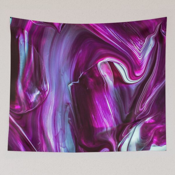 Item preview, Purple White Blue Marble Art designed and sold by BEyourself be.