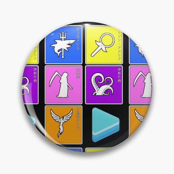 Item preview, Hololive EN Holomyth Symbols Colored Background designed and sold by UDTee.