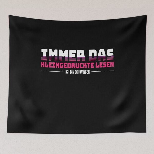Item preview, Immer Das Kleingedruckte Lesen Pregnant designed and sold by MooonTees.