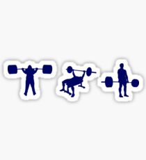 Kraftdreikampf Sticker