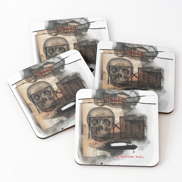 Item preview, Skull with Art designed and sold by GKustomKuhl.