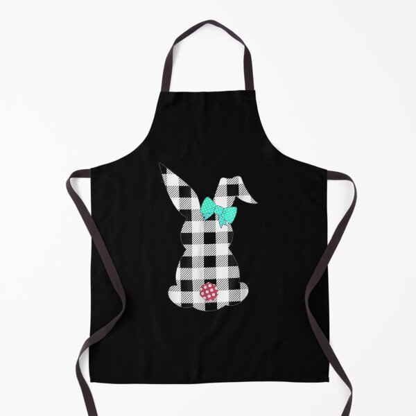 Item preview, Easter Bunny Black And White Plaid Rabbit Happy Egg Hunt  designed and sold by servantdep.
