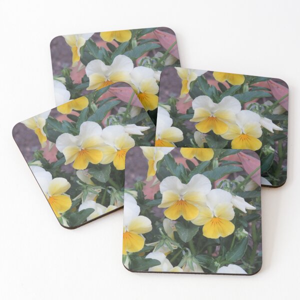 Item preview, Yellow pansies designed and sold by greentiger1.