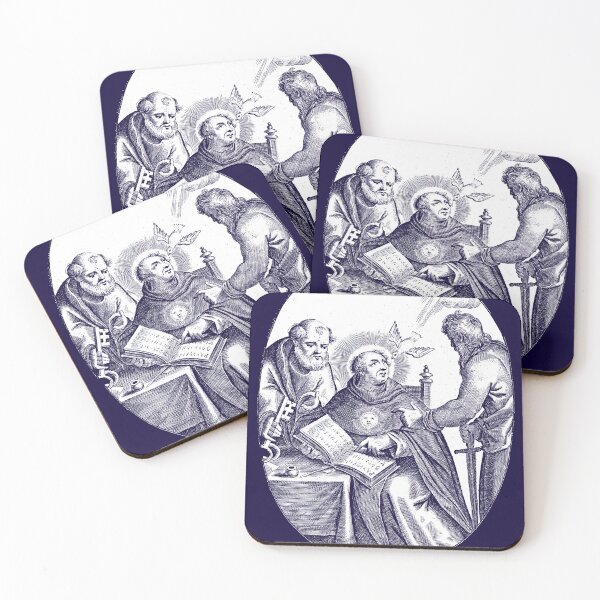 Item preview, St. Thomas Aquinas with St. Peter and St. Paul designed and sold by neteor.