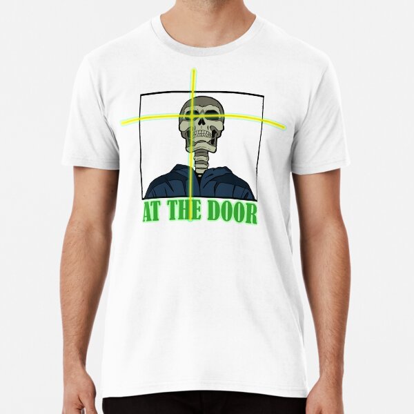 At the door skull Premium T-Shirt