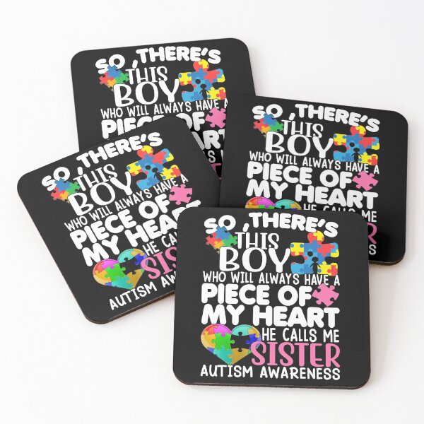 Item preview, There's This Boy He Calls Me Sister Shirt Autism Awareness Shirt designed and sold by jvtee.