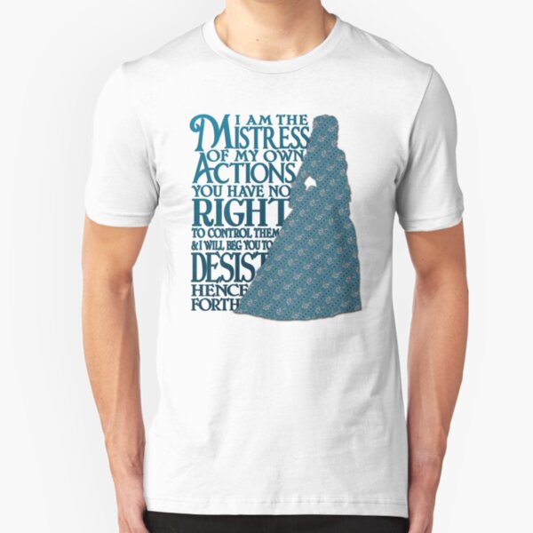 Mistress of My Own Actions Slim Fit T-Shirt