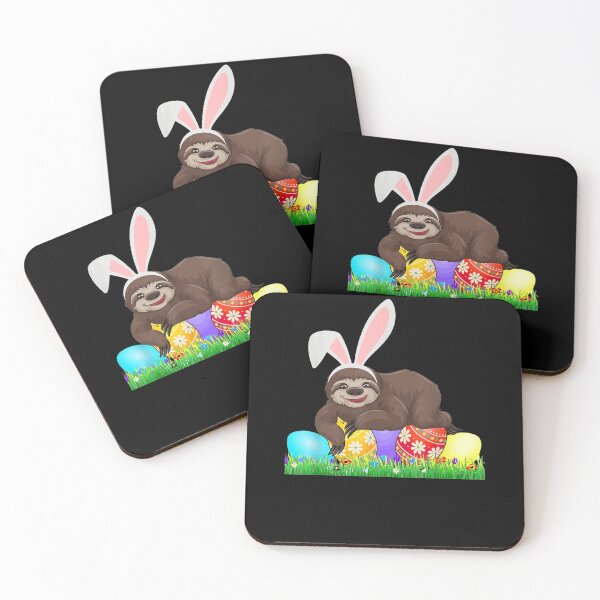 Item preview, Funny Easter Sloth Bunny Easter Day Sloth Hunting Eggs  designed and sold by servantdep.