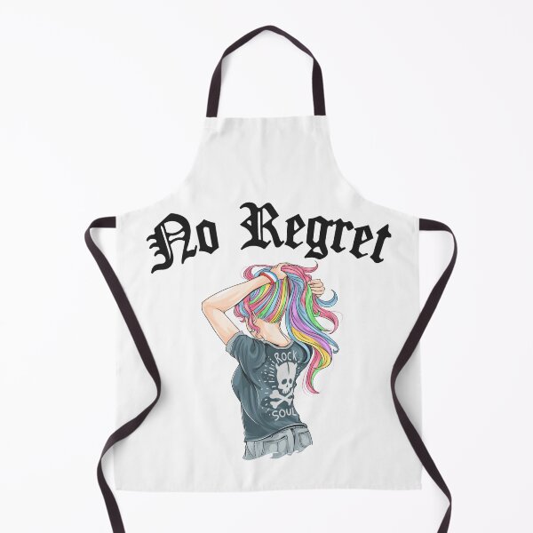Item preview, No Regret Rock Soul Goth Chick Girl With Rainbow Color Hairstyle designed and sold by darknessjeff86.