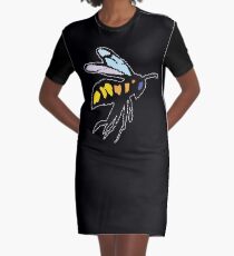 Bumble Bee Graphic T-Shirt Dress