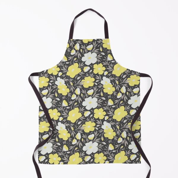 Item preview, Floral pattern in grey and yellow colors 2 designed and sold by lents.