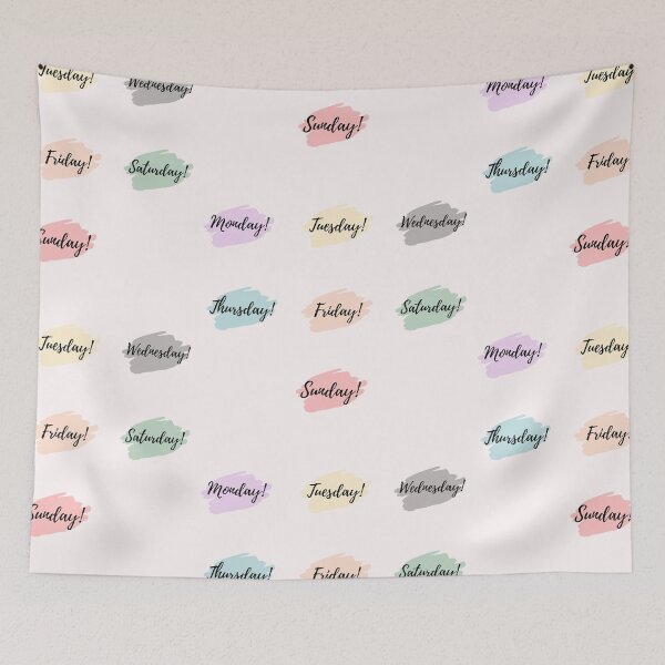 Item preview, Day names designed and sold by Hoetoons.