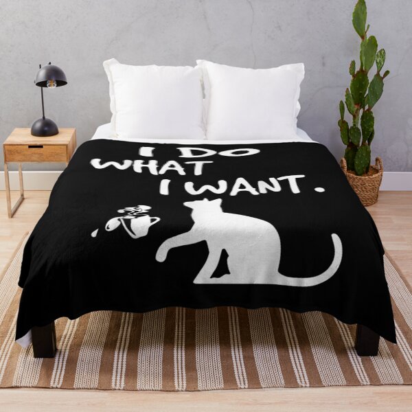 Item preview, I Do What I Want Best Cat Lover Cats Kitten Kitty Pet Gift  designed and sold by servantdep.