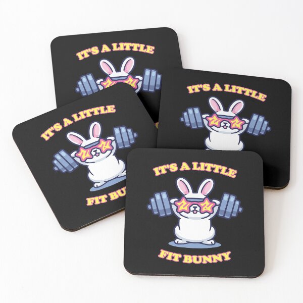 Item preview, It's A Little Fit Bunny designed and sold by el-em-cee.
