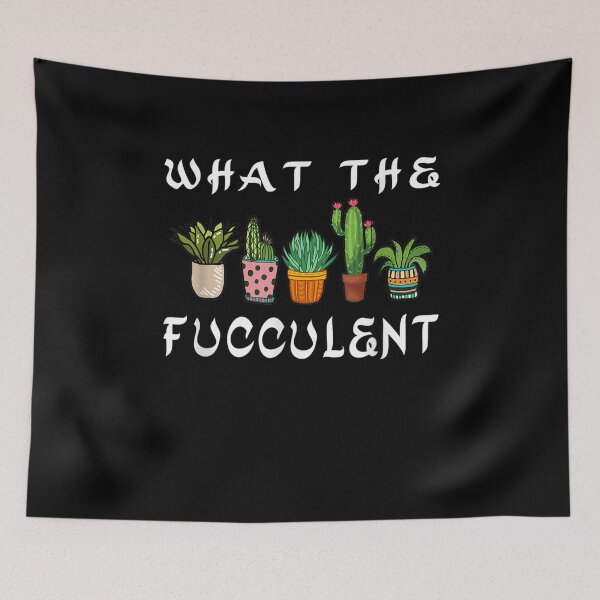 Item preview, What The Fucculent Gardening Succulents Cactus Plants  designed and sold by servantdep.