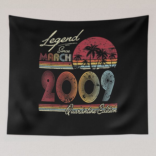 Item preview, Legend Since March 2009 12 Years 12th Quarantine Birthday  designed and sold by servantdep.