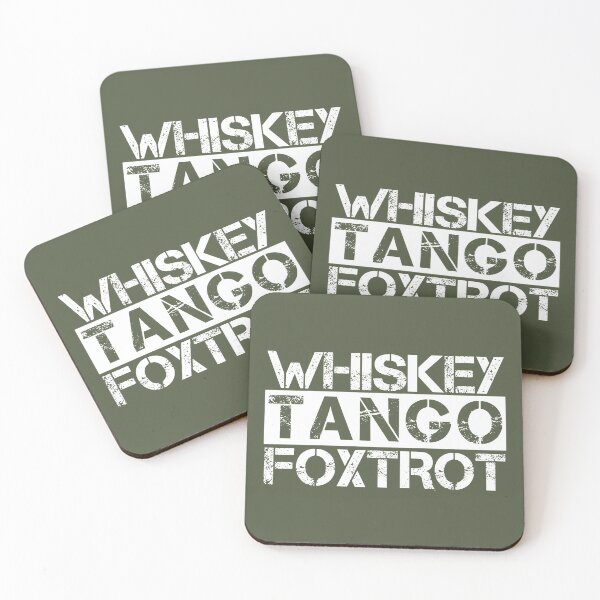 Item preview, Whiskey Tango Foxtrot White, green - wtf - sarcastic designed and sold by Honest-Quotes.