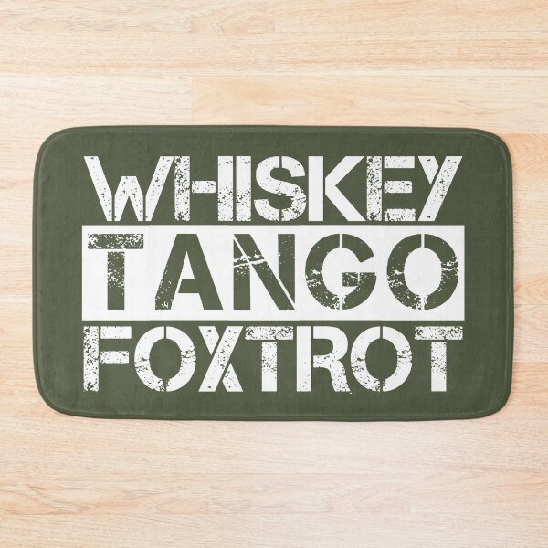 Item preview, Whiskey Tango Foxtrot White, green - wtf - sarcastic designed and sold by Honest-Quotes.