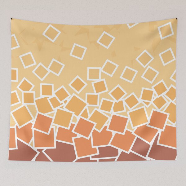Item preview, Falling Squares - Orange designed and sold by KnacKnac.