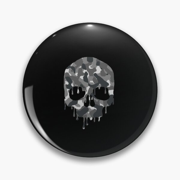 Item preview, Silver Camo Skull Design - Winter Camouflage  designed and sold by NECHSTORE.