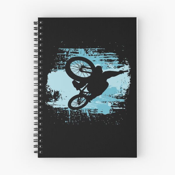 Item preview, Mountain bike cyclist MTB jump blue designed and sold by Denis Rösler.