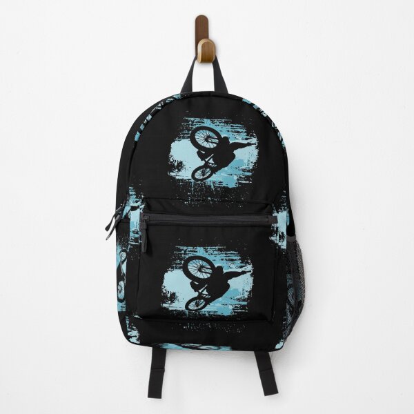 Item preview, Mountain bike cyclist MTB jump blue designed and sold by Denis Rösler.