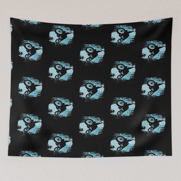 Item preview, Mountain bike cyclist MTB jump blue designed and sold by Denis Rösler.