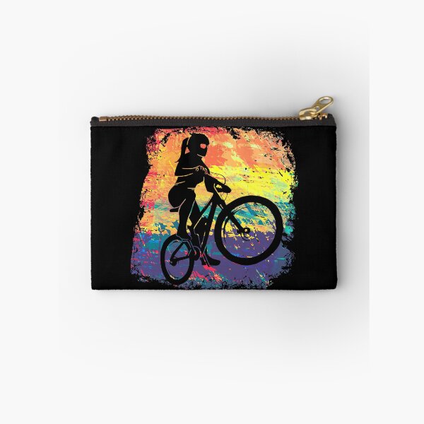 Item preview, Mountain bike cyclist woman with MTB designed and sold by Denis Rösler.