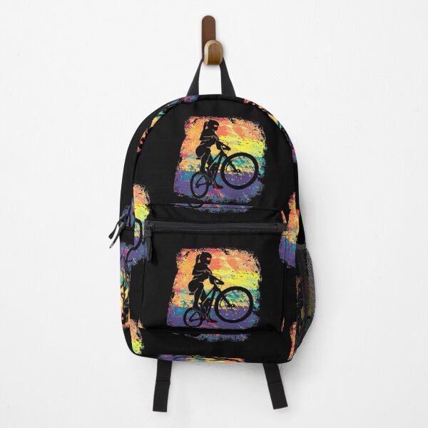Item preview, Mountain bike cyclist woman with MTB designed and sold by Denis Rösler.