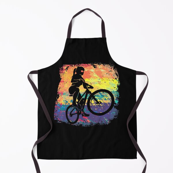 Item preview, Mountain bike cyclist woman with MTB designed and sold by Denis Rösler.