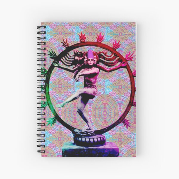 Violet Mandala dancer Spiral Notebook