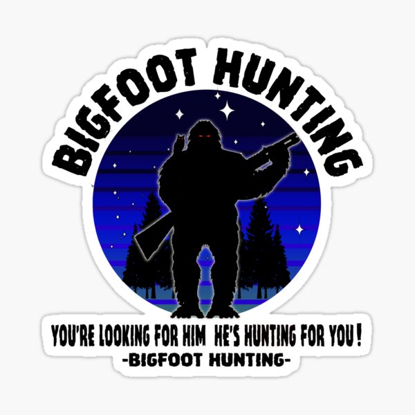 Artikel-Vorschau von Big Foot Hunting - Blau, designt und verkauft von GUS3141592.