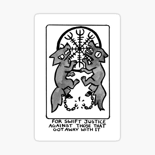 Sigil For Swift Justice Sticker