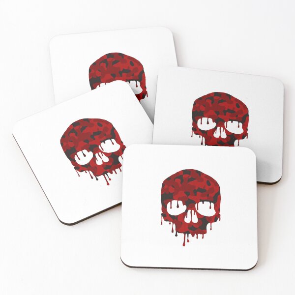 Item preview, Red Camo Skull Design -Red Hunting Camouflage  designed and sold by NECHSTORE.