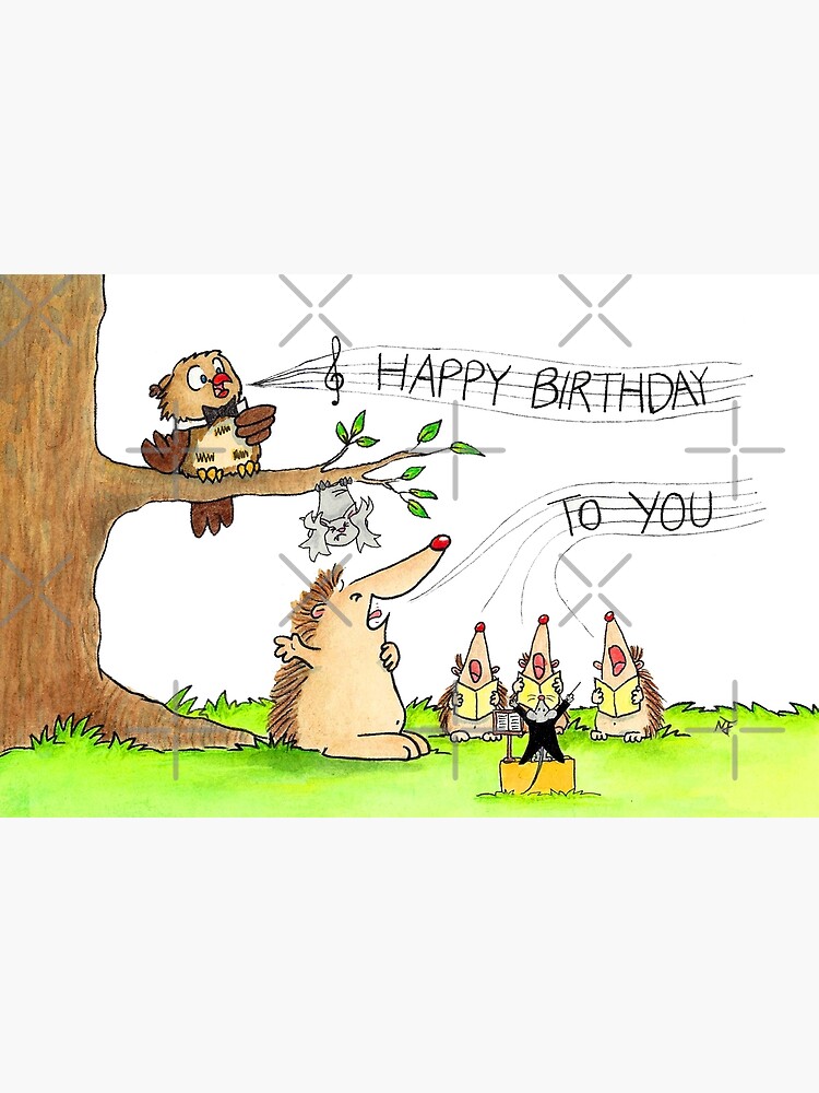 Grußkarte for Sale mit "Alles Gute zum Geburtstag Sänger" von Nicole