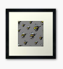 Bumble Bees Framed Print