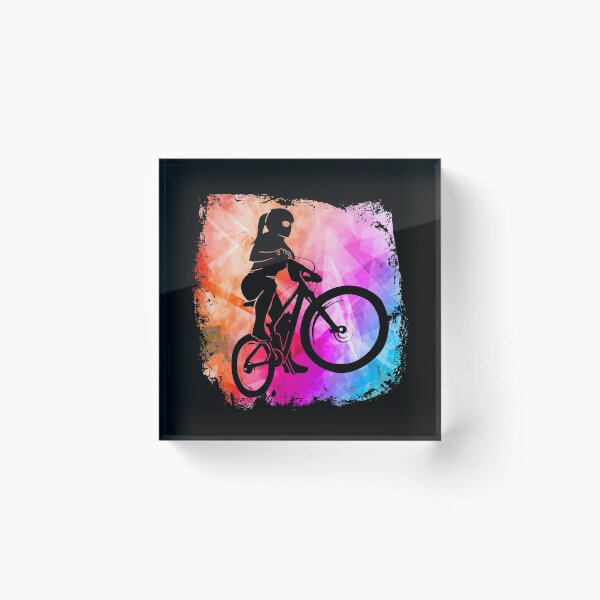 Item preview, Mountain biker cool colors girl bike designed and sold by Denis Rösler.