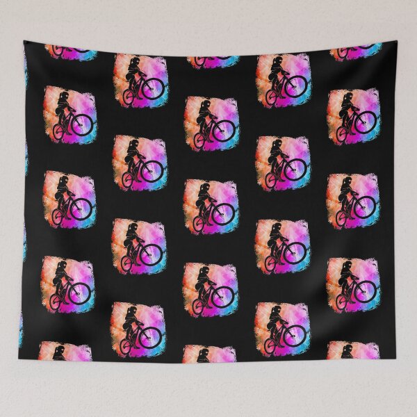 Item preview, Mountain biker cool colors girl bike designed and sold by Denis Rösler.