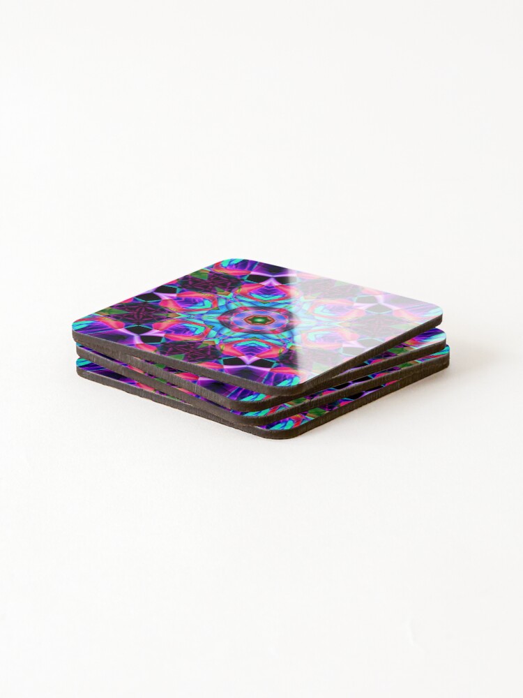 Thumbnail 4 of 5, Coasters (Set of 4), Smoke Design designed and sold by Ralad2021.