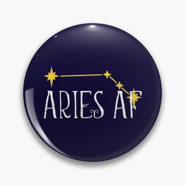 Artikelvorschau, ARIES AF mit Sternbild und astrologischen Symbolen für Mars & Aries entworfen und verkauft von Happy Puppy Print On Demand.